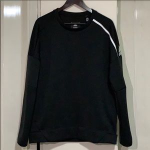 Adidas crew neck black sweater (size Large)